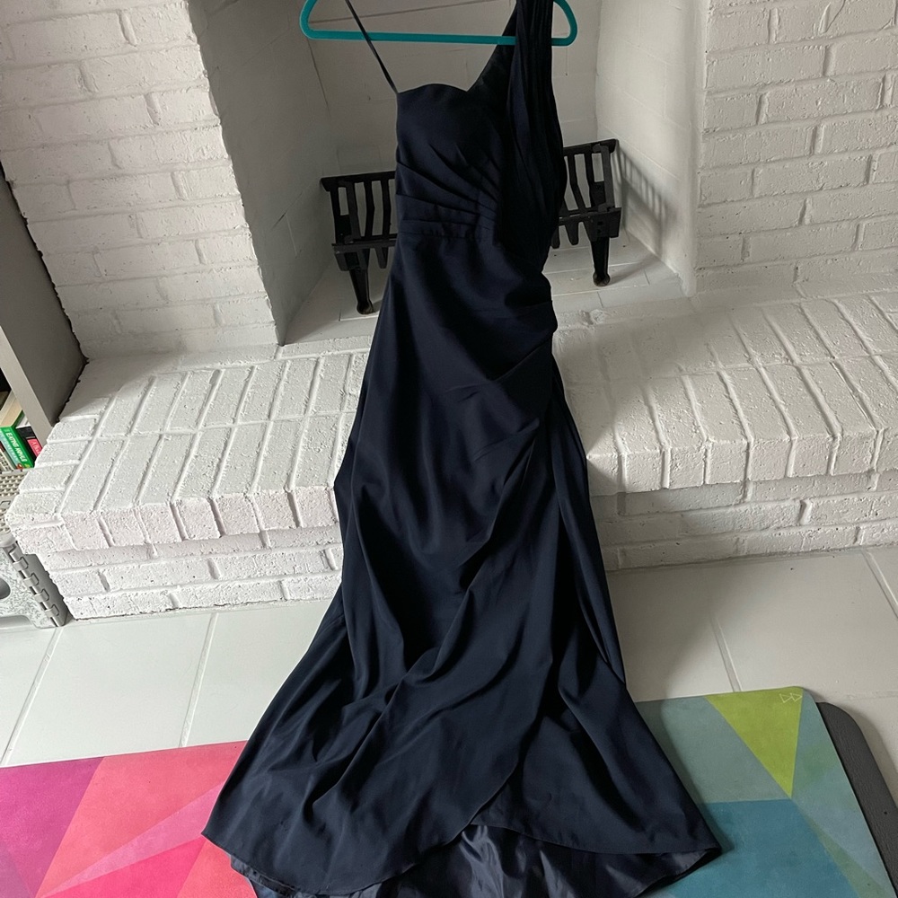 Robert Bullock designer dress. Size 2. Worn once Dark blue